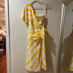 Yellow and White Ralph Lauren Dress NWT